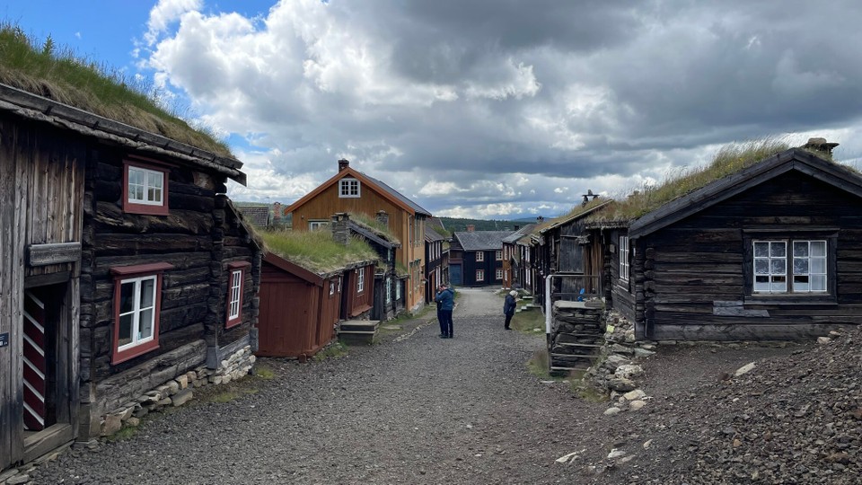 Norwegen - Røros - Bergbausiedlung