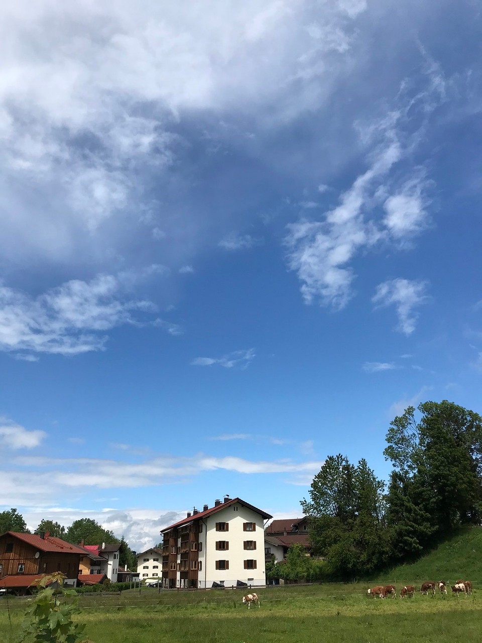 Deutschland - Neubeuern - Es gibt ihn doch noch den blauen Himmel 