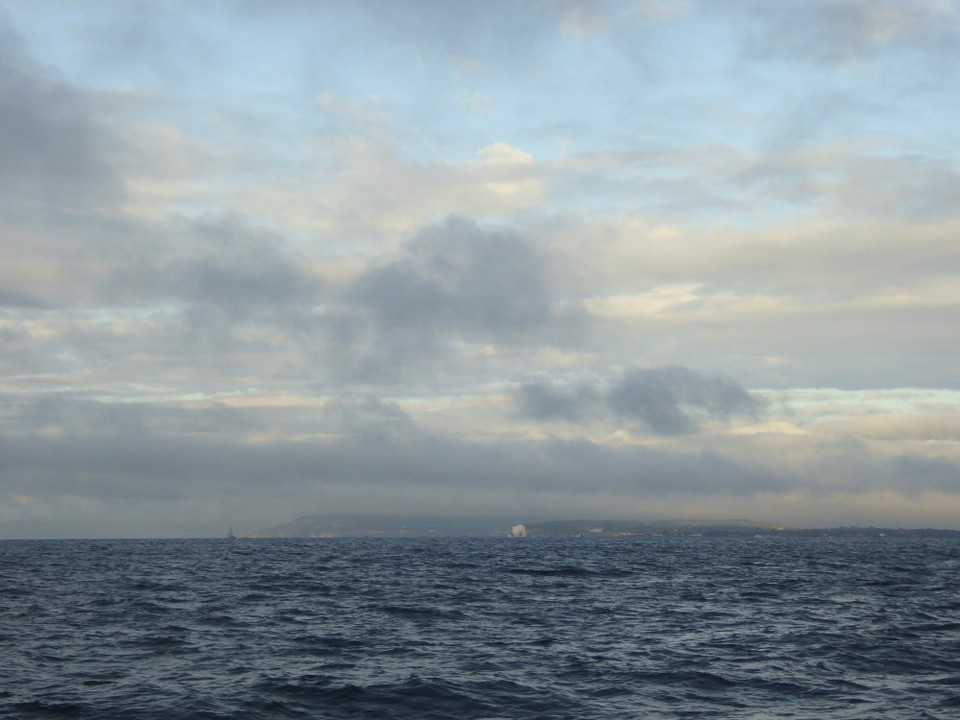 United Kingdom - Eastbourne - In the distance the sky brightened, and we hoped visibility would improve. 