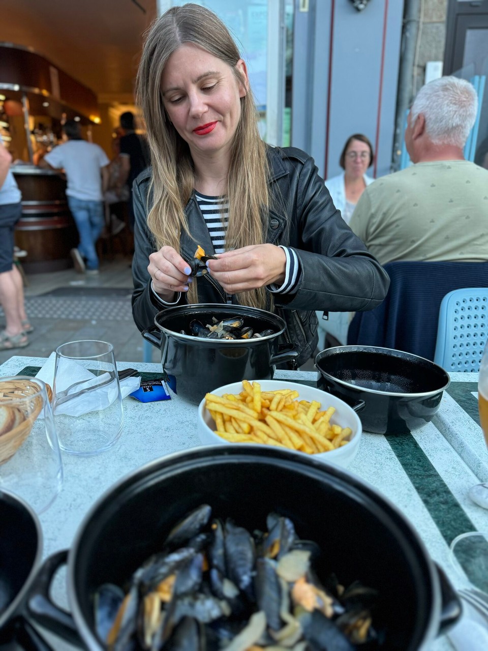 Frankreich - Dol-de-Bretagne - Moules-Frites