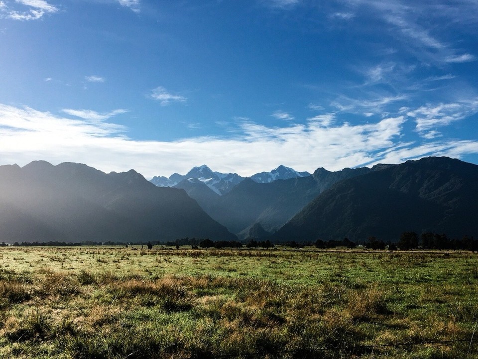 Neuseeland - Fox Glacier - Morgenstund hat ... eine tolle Aussichtsgarantie 