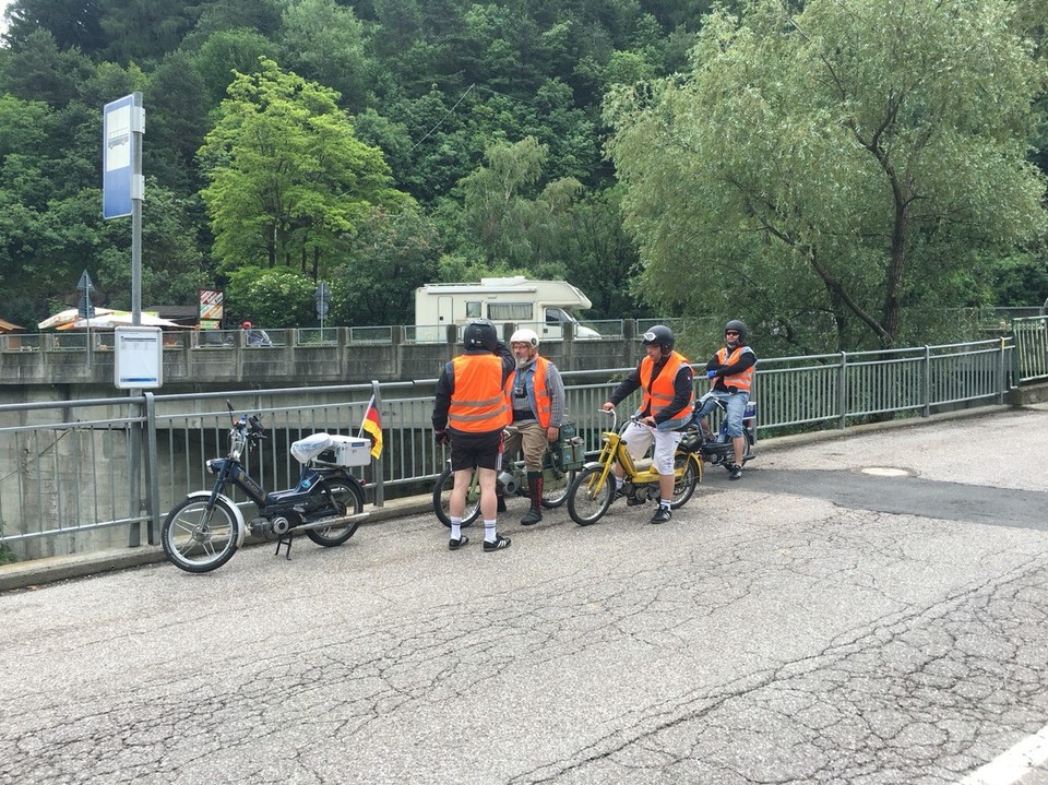 Italien - Partschins - Noch 5km nach Meran. Jetzt wird flach.