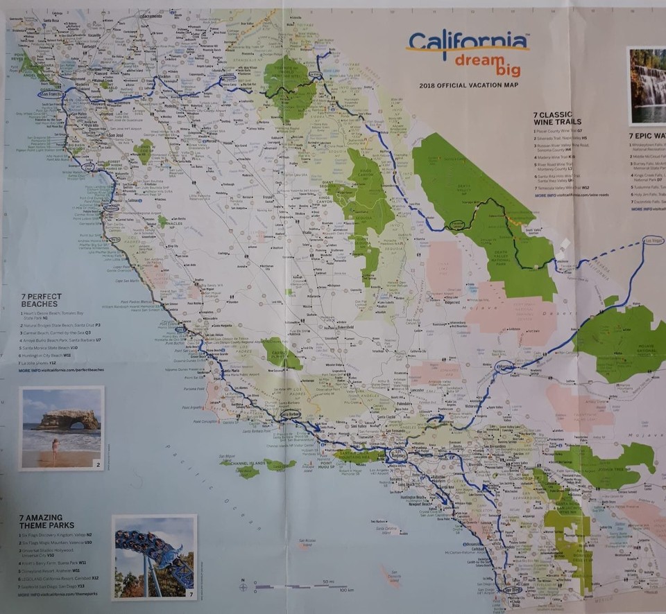 United States - West Hollywood - Unsere ungefähre Reise-Route