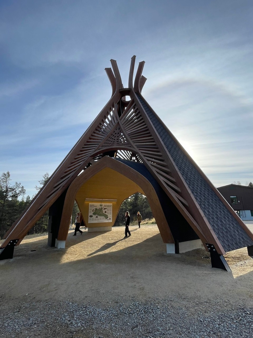 Finnland - Saariselkä - Info Zentrum in Saariselkä