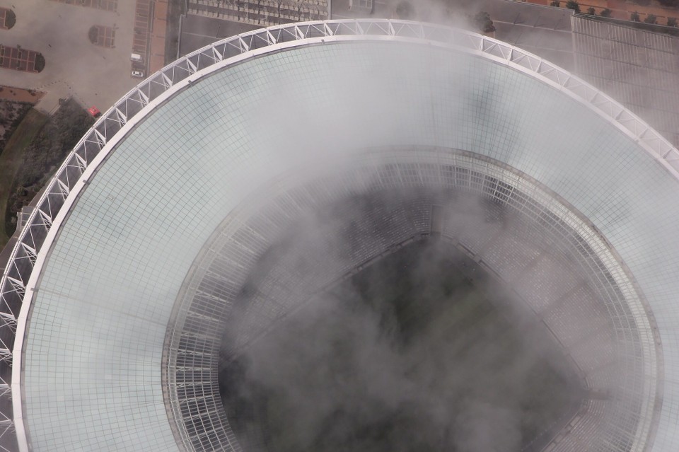 Südafrika - Kapstadt - So sieht das Endspielstation im Nebel aus