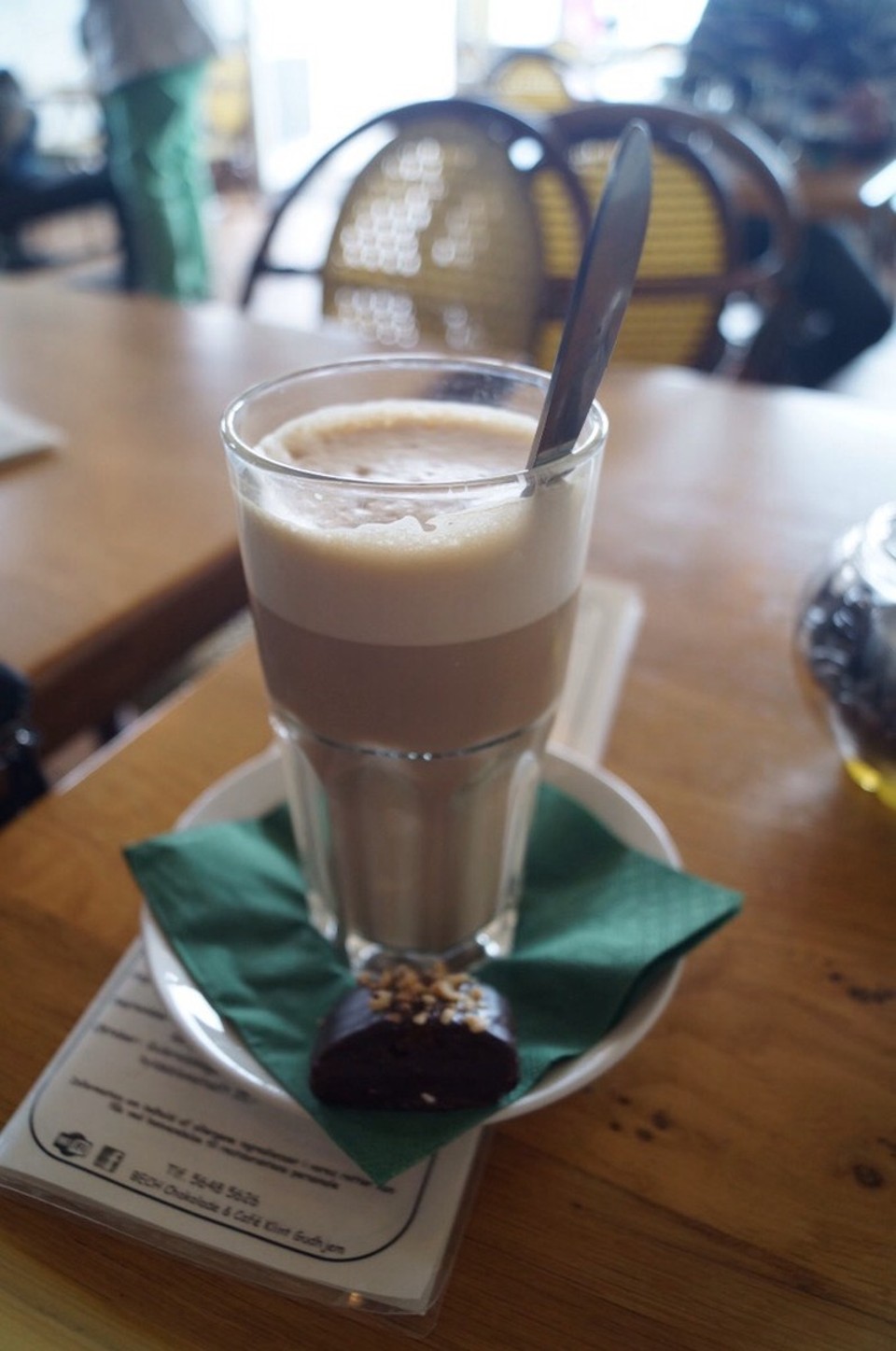 Dänemark - Gudhjem - Cafe Latte war lecker.