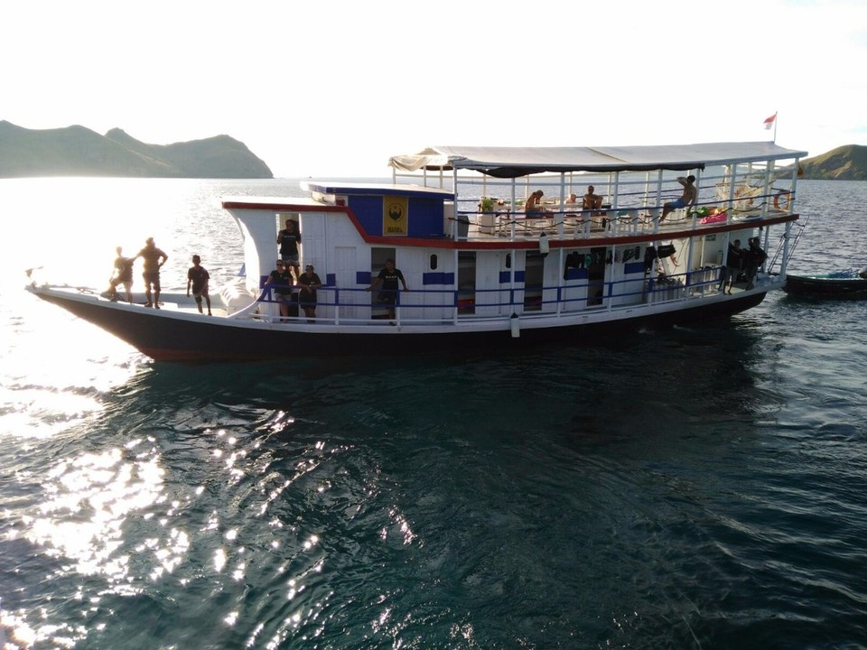 Indonesia - Komodo National Park - Notre bateau de croisiere "budget"