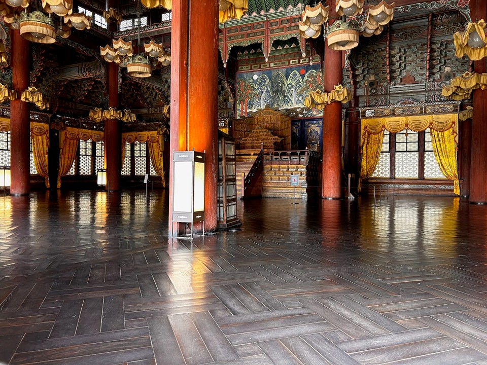 대한민국 - 서울특별시 - Gyeongbokgung isch lang de Hauptpalast gsii in Korea