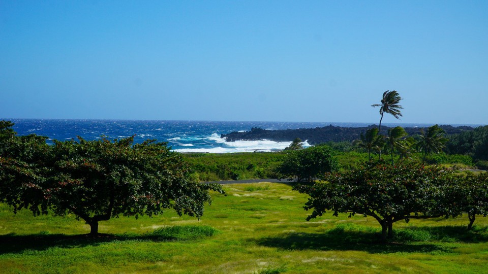 USA - Pahala - Den "Strand" kann man von oben sehen