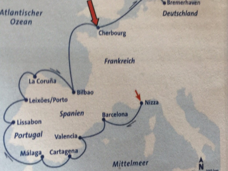 Frankreich - Cherbourg-en-Cotentin - Route