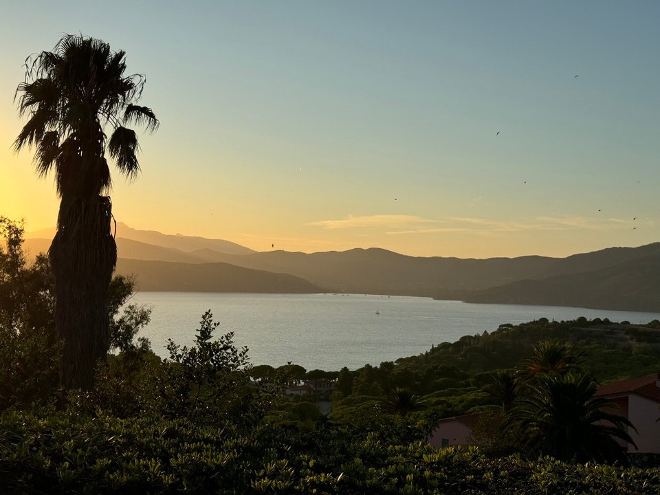 Italien - Porto Azzurro - Abendstimmung in unserer Bucht