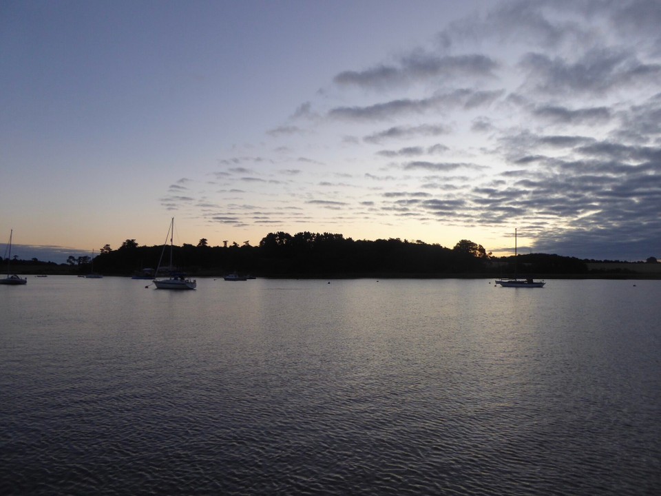 United Kingdom - Southwold - Up at dawn to begin our passage at 5am, this will probably be our last journey on Avalon.
