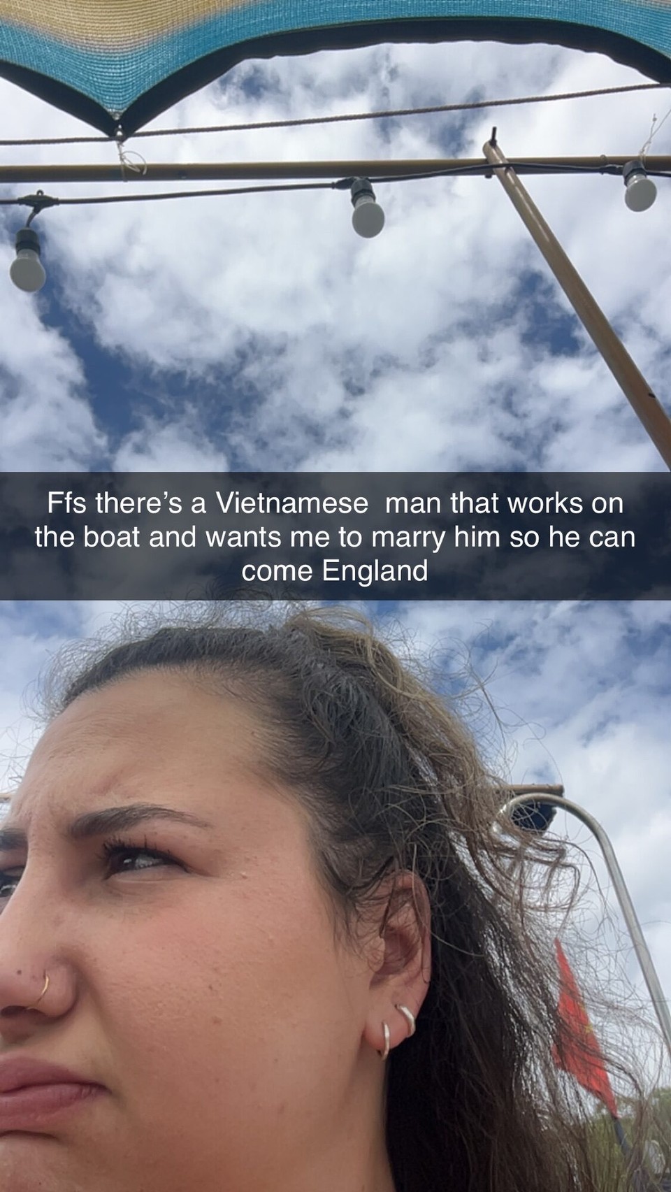 Vietnam - Nha Trang - The snap I sent to the girls - the Vietnamese staff member on the boat wanted to marry me so he could move to England 😭. I politely declined 