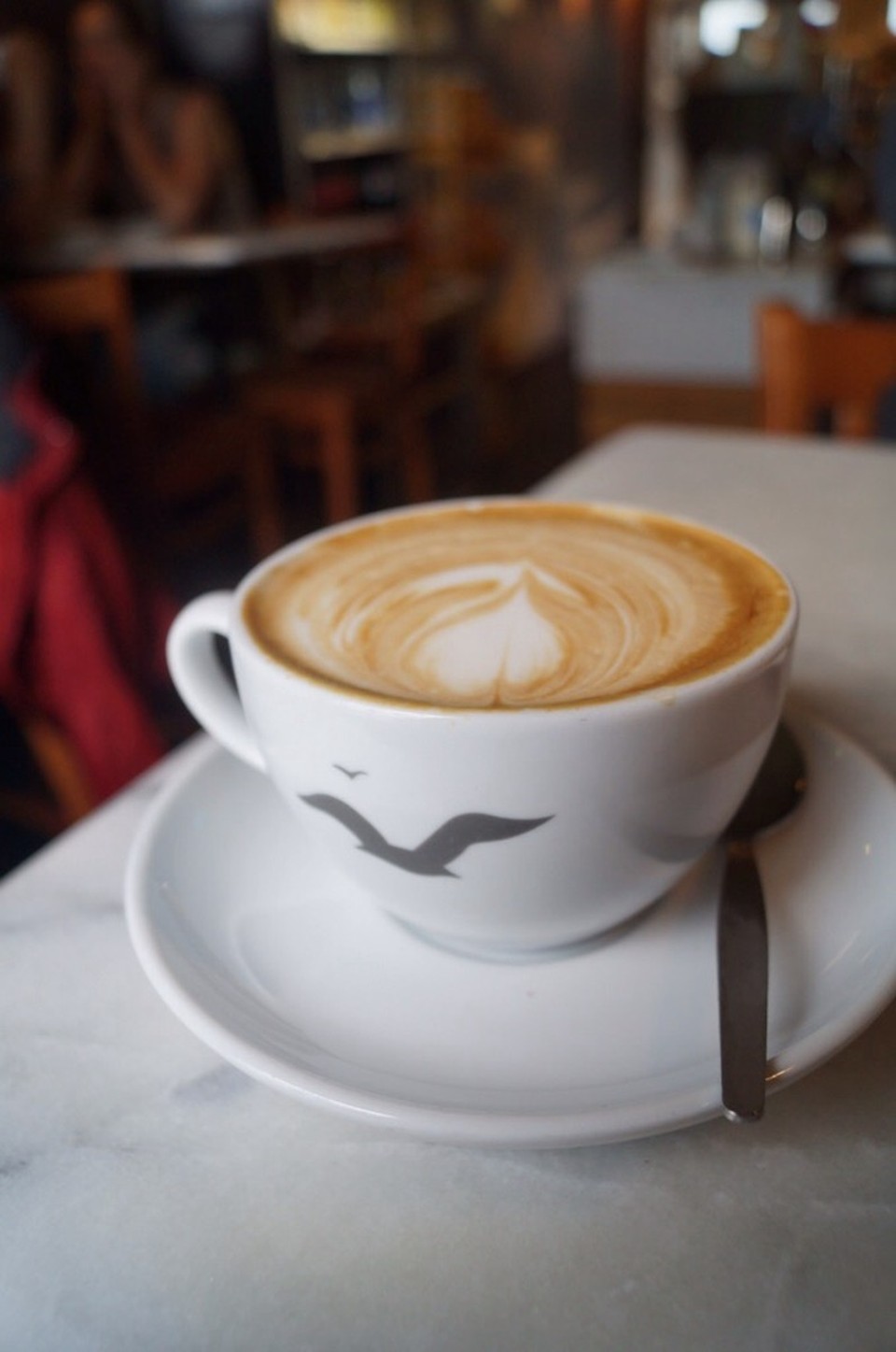 Vereinigtes Königreich - Falmouth - Cafe Latte war lecker, endlich mal wieder.