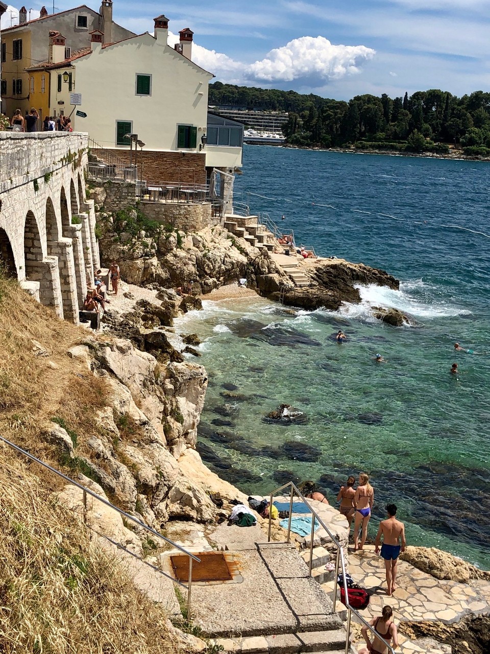 Kroatien - Rovinj - Badeplätze in Rovenj