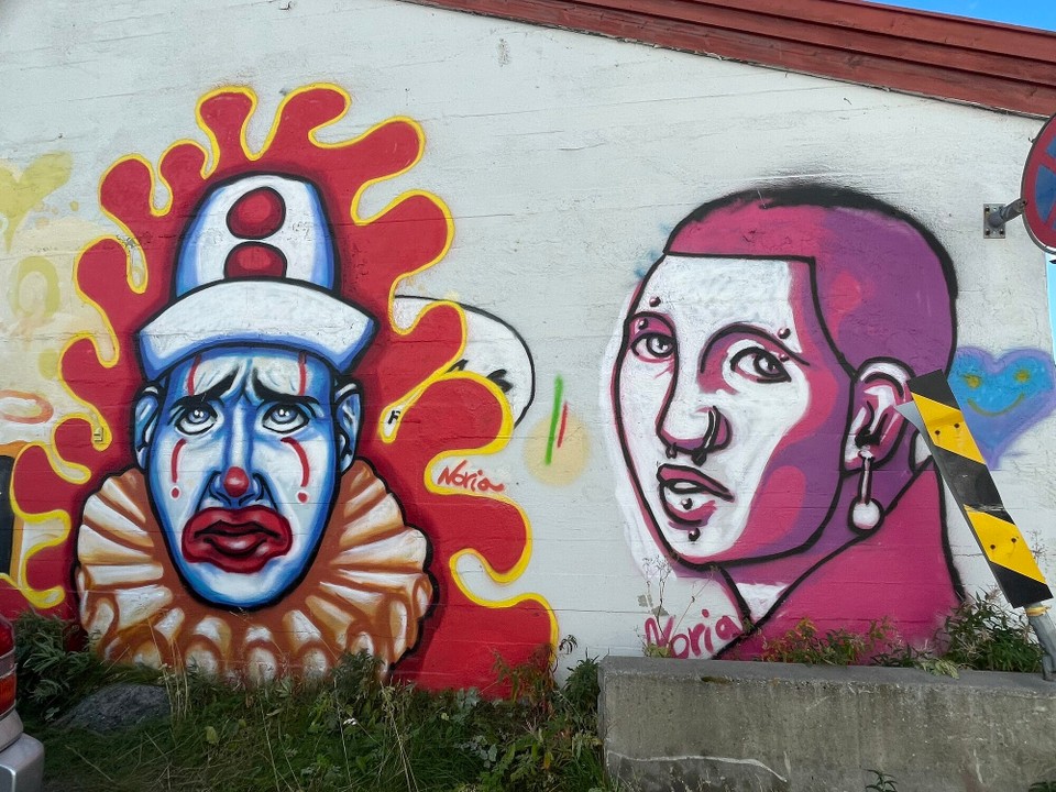 Finnland - Sevettijärvi - Mal wieder tolle Street Art 