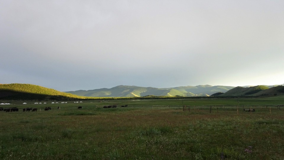 Mongolia - Khorgo Mountain - View from the Ger near Khorgo