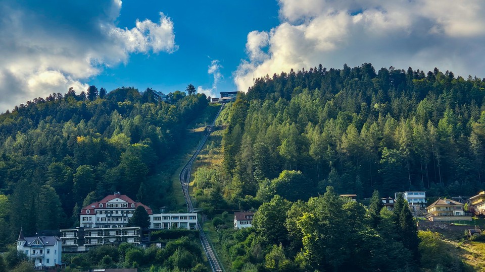 Deutschland - Bad Wildbad - Aussicht von unserem Balkon.