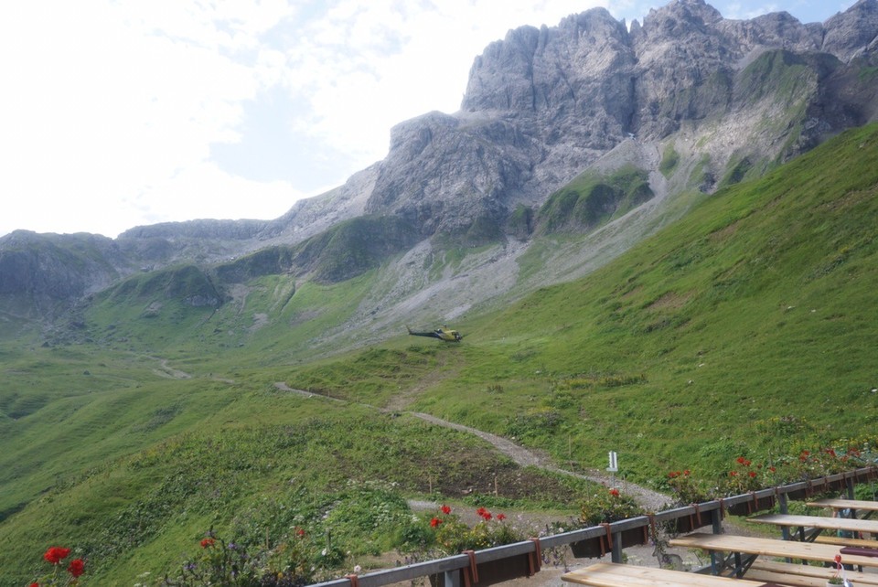  - 2. Etappe: Österreich, Holzgau - Blick zum Mädelejoch, 1973m