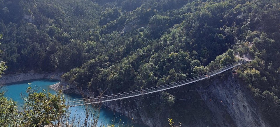 Frankreich - Treffort - Hängebrücke
