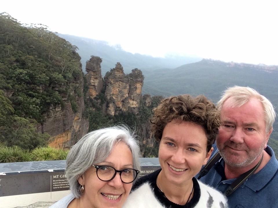 Australia - Katoomba - Family selfie time!