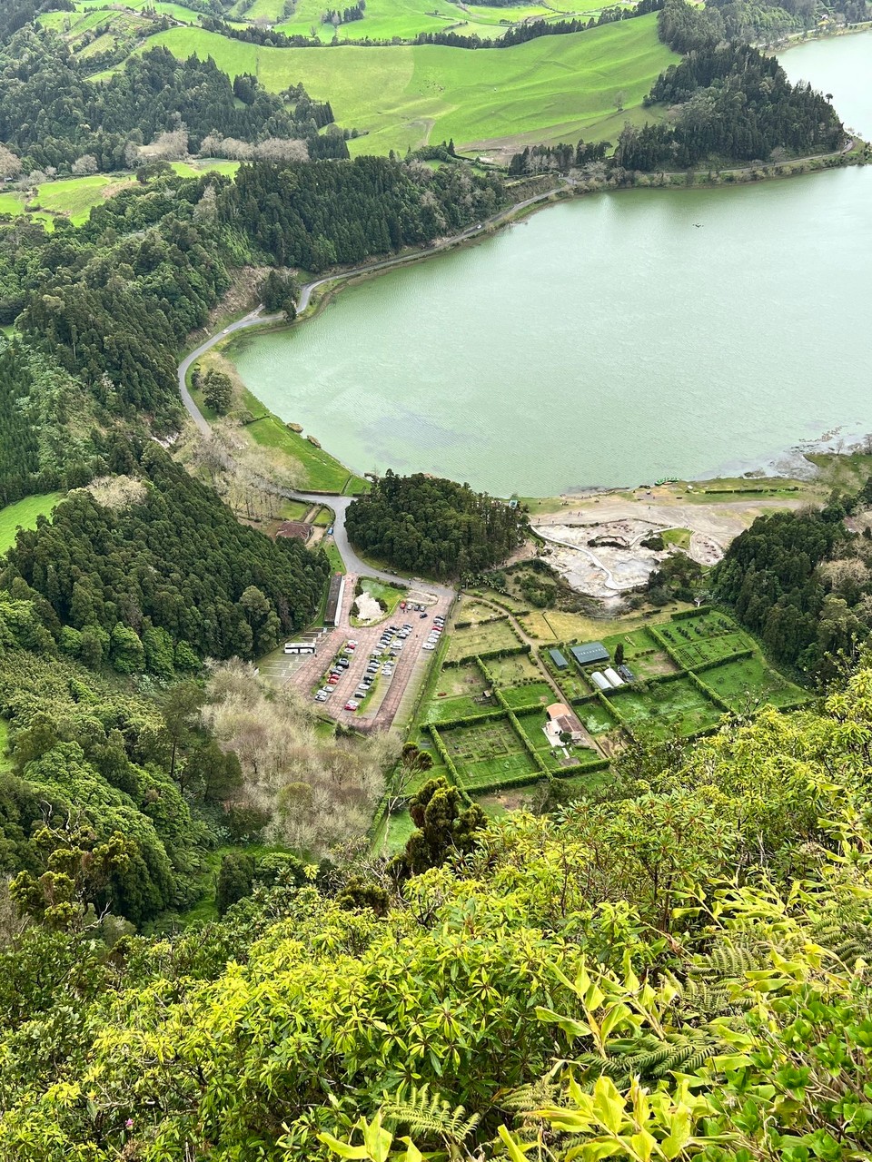 Portugal - Ponta Delgada - Furnassee von oben