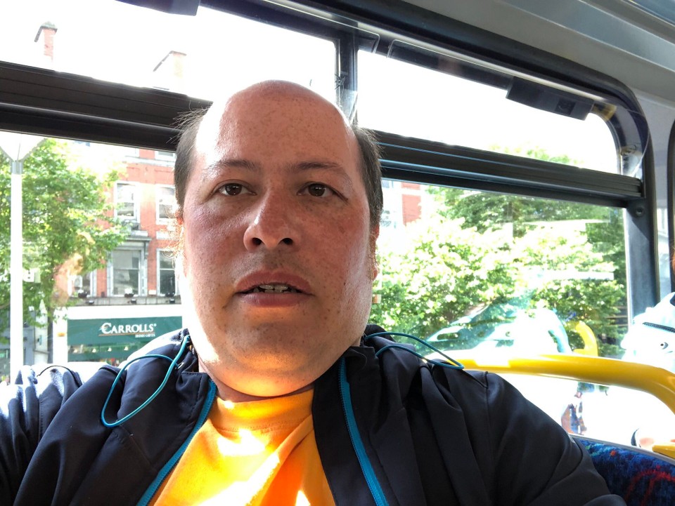 Irland - Dublin - Und ich sitze im Bus oben.