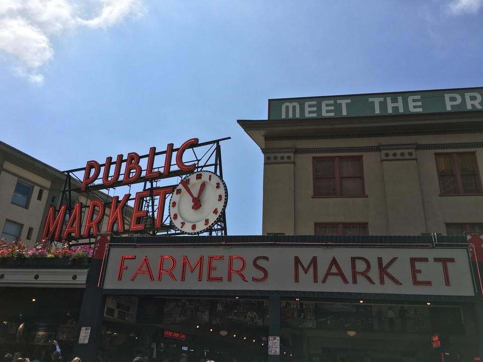 USA - Seattle - Also da muss man einfach hin - egal wie spät es ist 