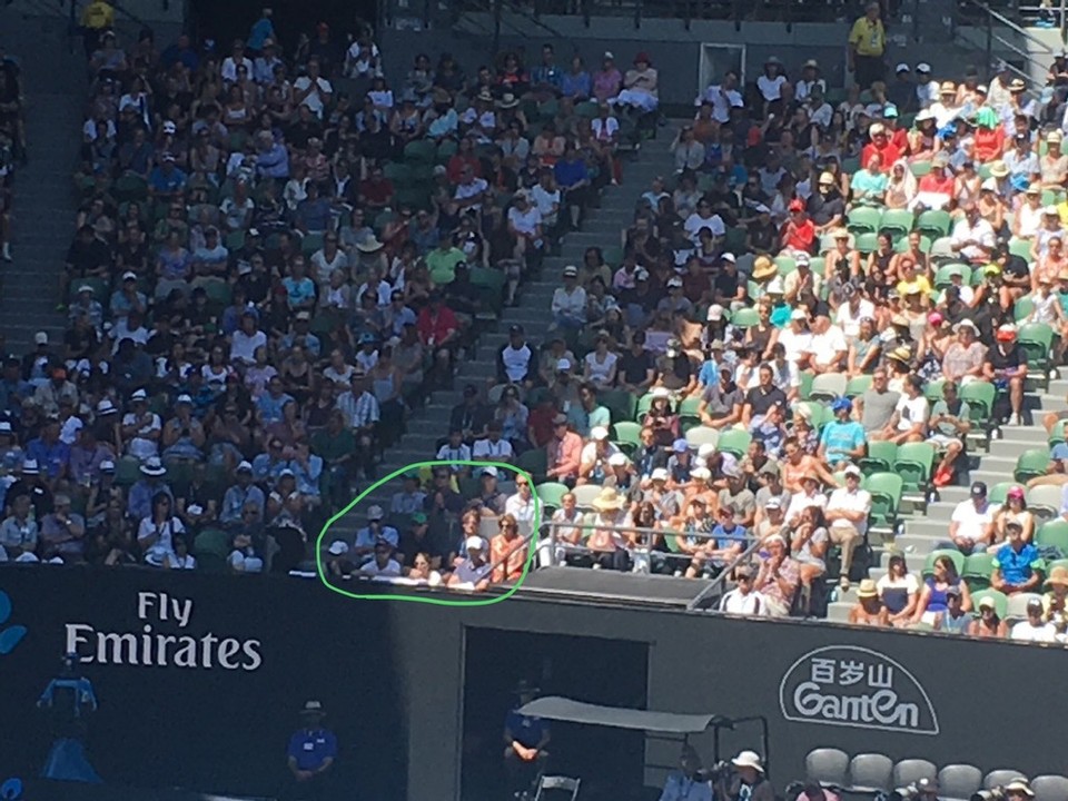 Australien - Melbourne - Die Federer Box