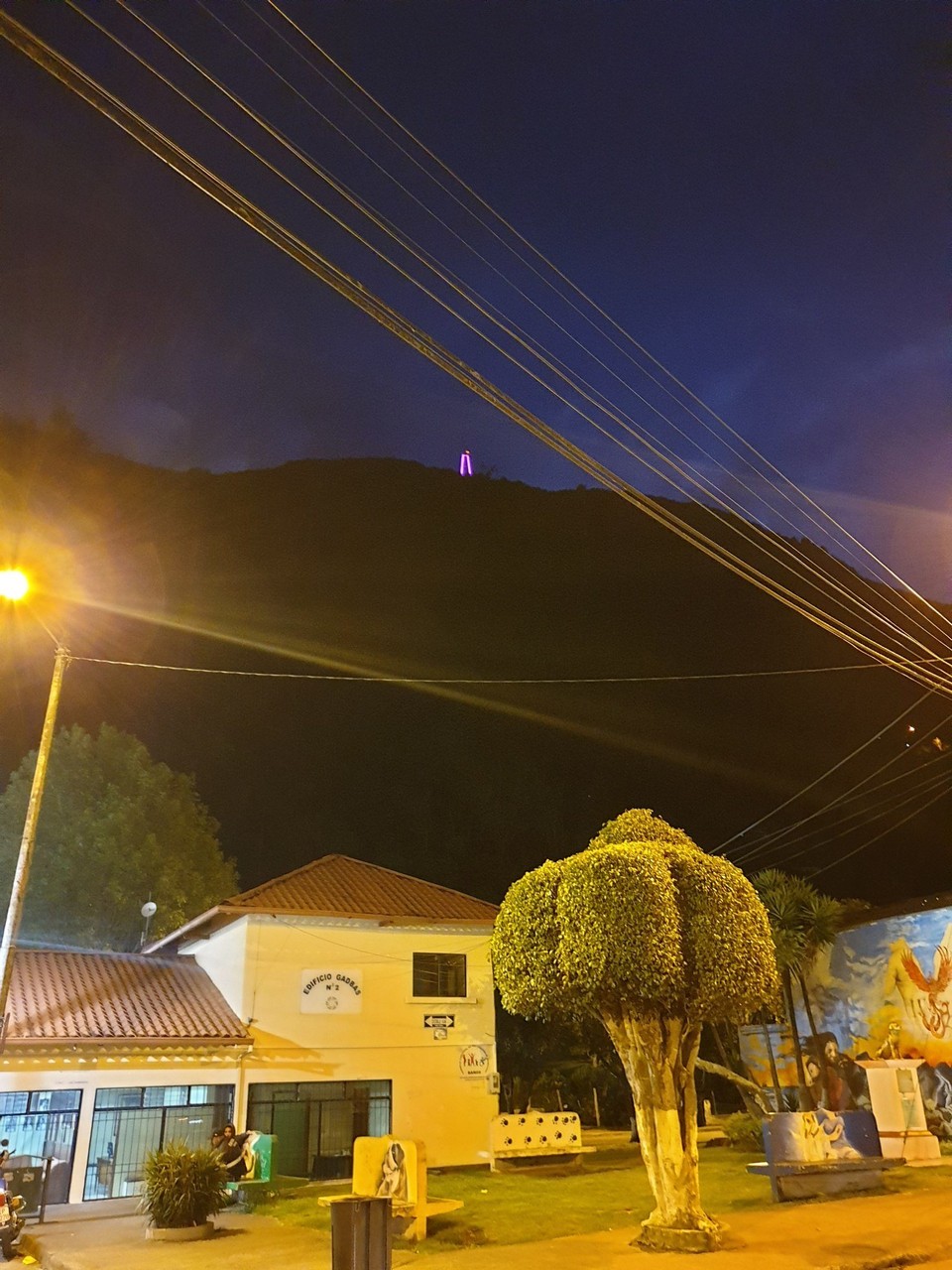 Ecuador - Banos - Luke's swing from the town