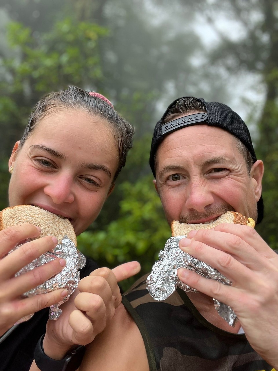 Nicaragua - Altagracia - Und die wohlverdiente Pause mit Sandwiches aus der Lunch-Box des Hostels 🥪 