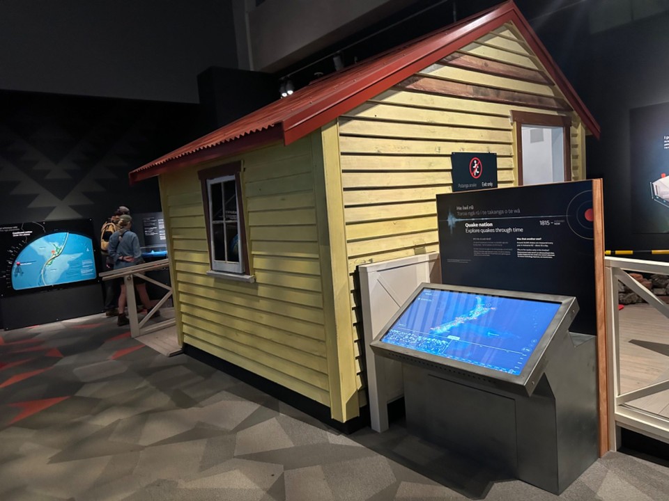 Neuseeland - Wellington - Ein Haus mit Erdbeben Simulator ist auch im Museum zu erleben