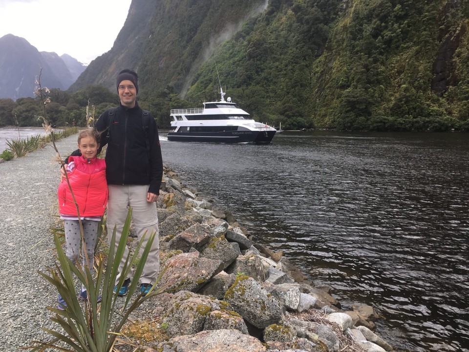 Neuseeland -  - Dann kam unser Boot. Auf dem Boot waren nur 19 Leute. 