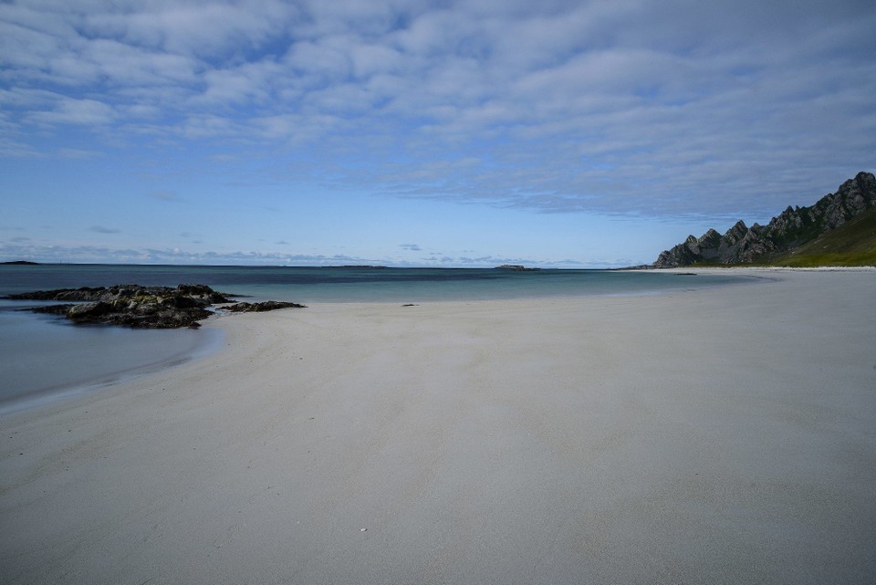 Norwegen - Bleik - Weisser Sandstrand in Bleik