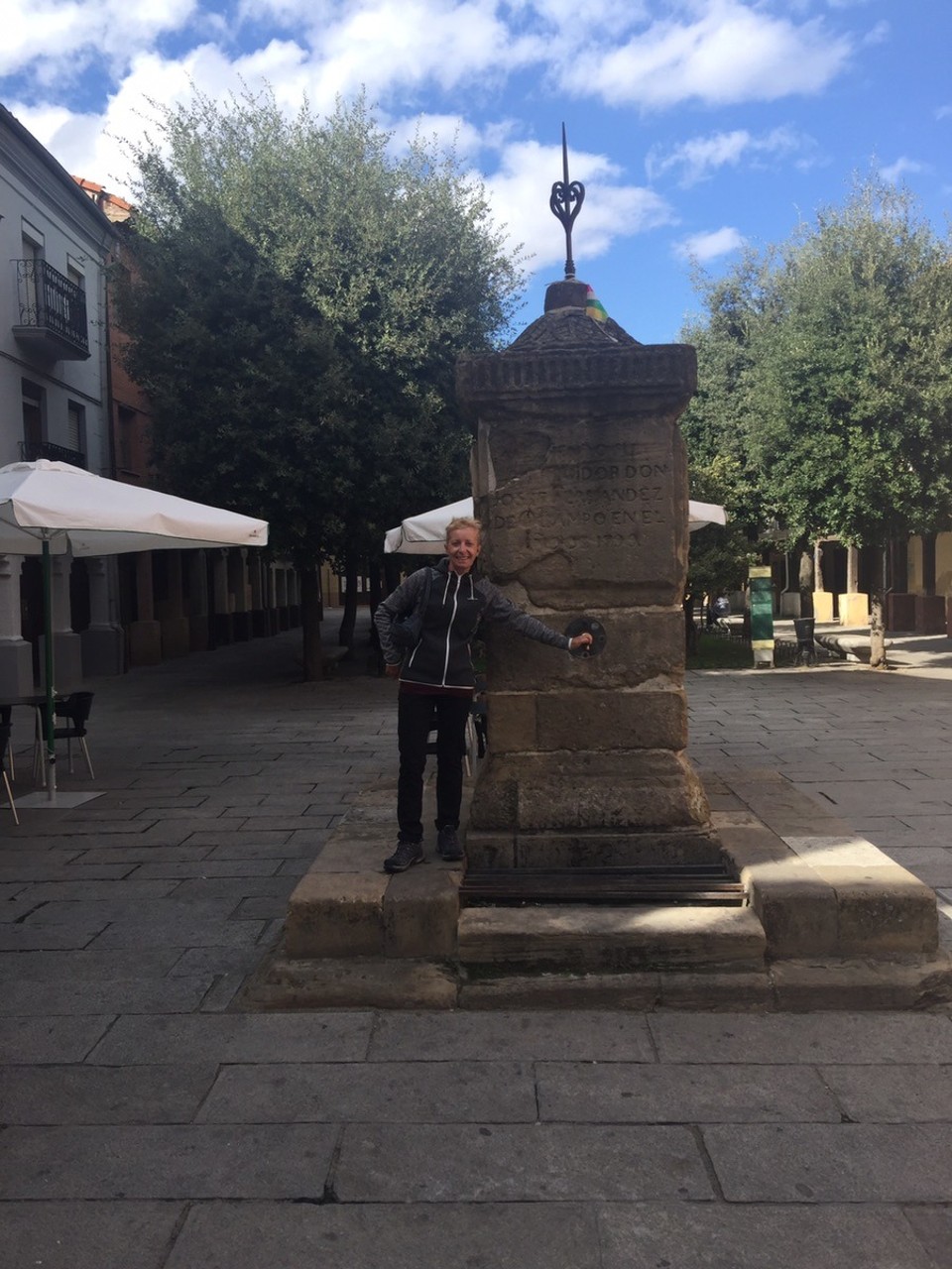  - Spain, Santo Domingo de la Calzada - Santo Domingo de la Calzada Pilgrim Water Fountain. 