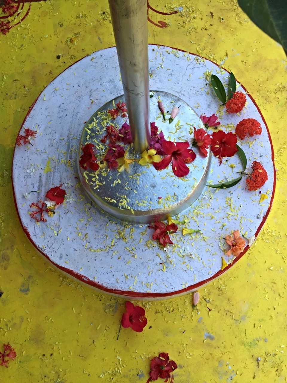 Indien - Gokarna - Ein Fahnenmast
