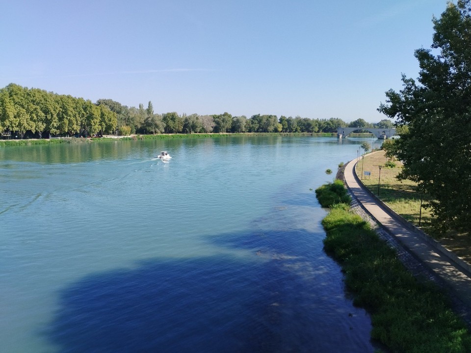 Frankreich - Avignon - Die Rhone ...