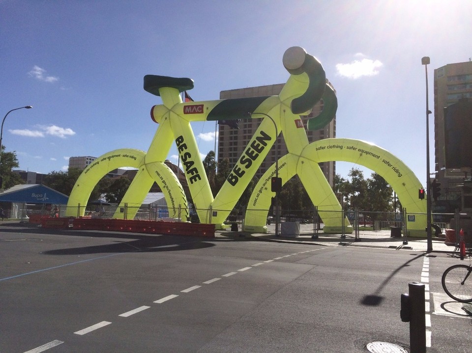 Australia - Adelaide - Remember to wear lights on your bicycle.