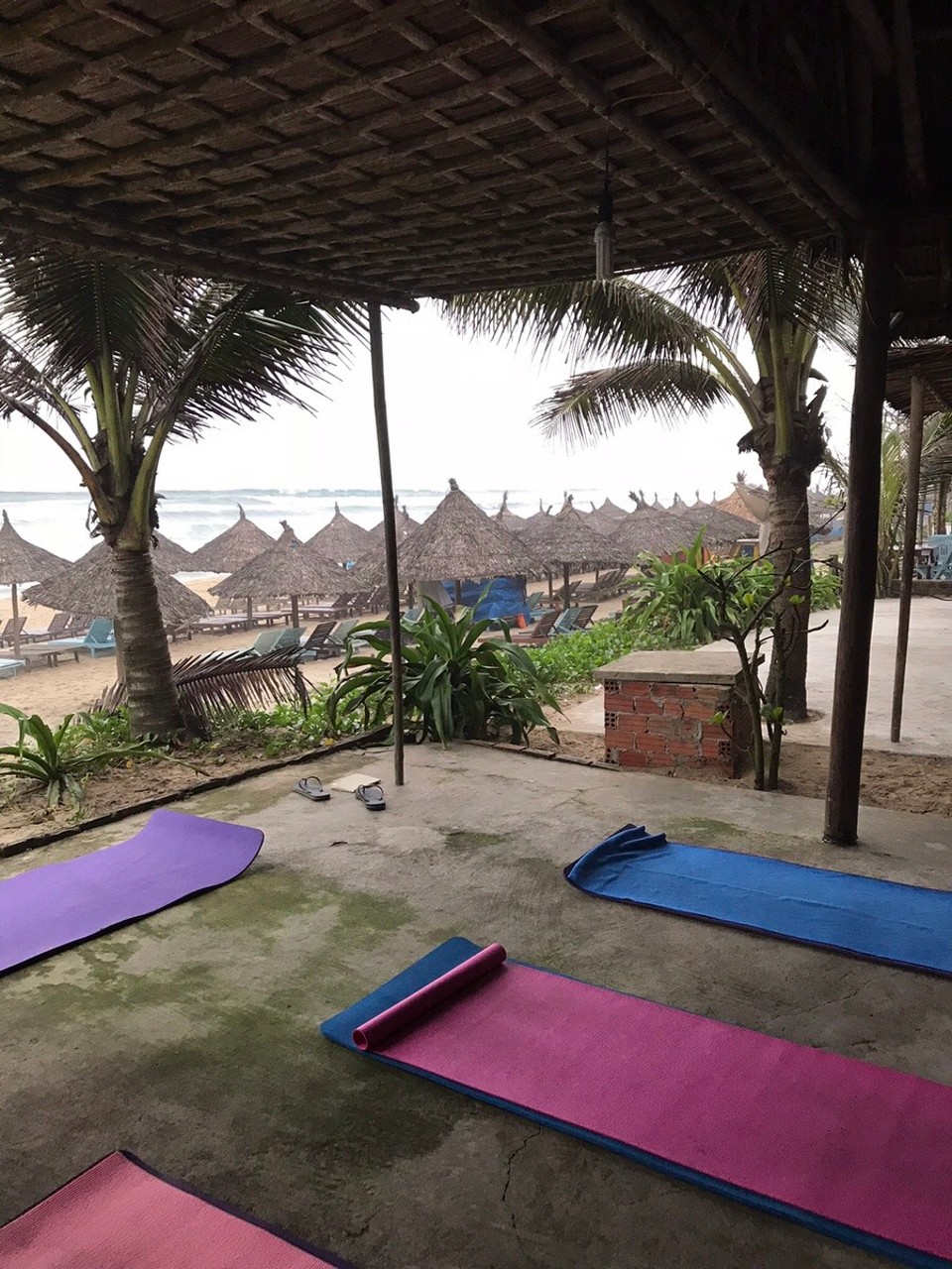 Cambodia - Siem Reap - Beach yoga