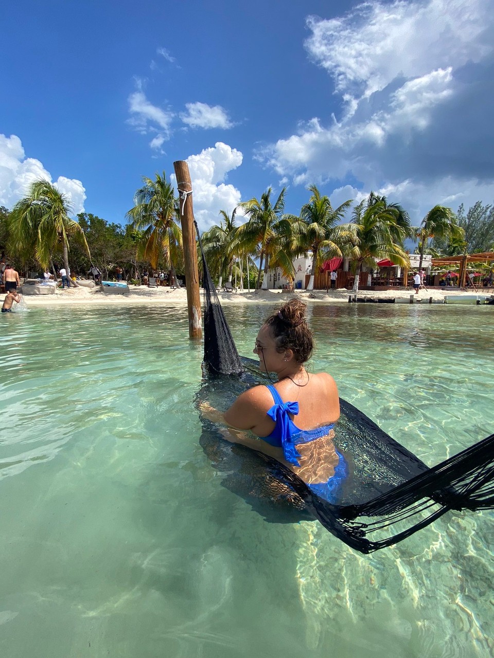 Mexiko - Isla Mujeres -  Hängematte im karibischen Meer