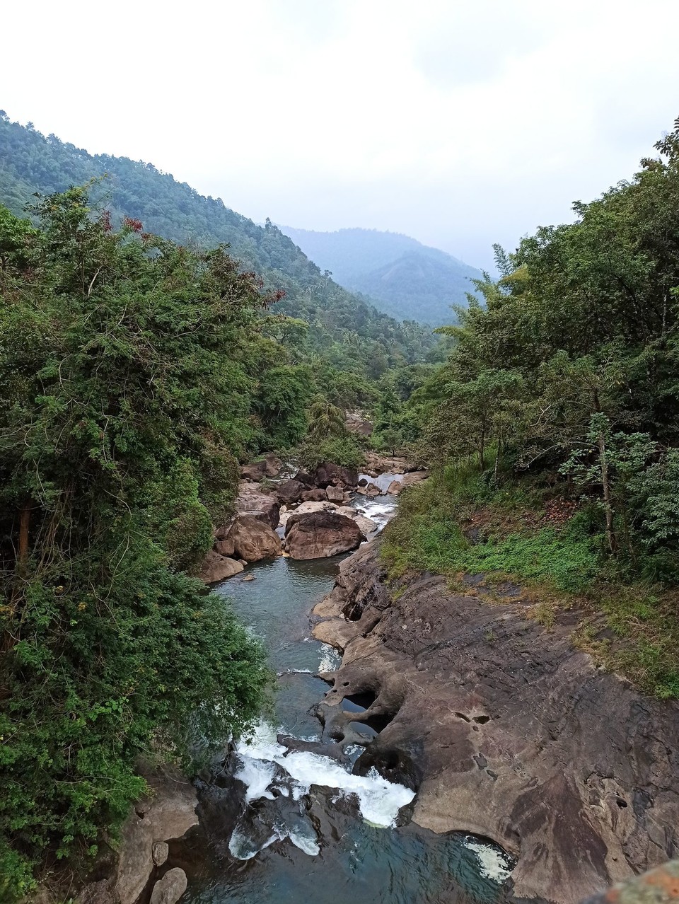 Indien - Suryanelli - Unterwegs in die Teeberge von Munnar gibt es viele Wasserfälle und tolle Plätze für einen Stopp einzulegen. 
