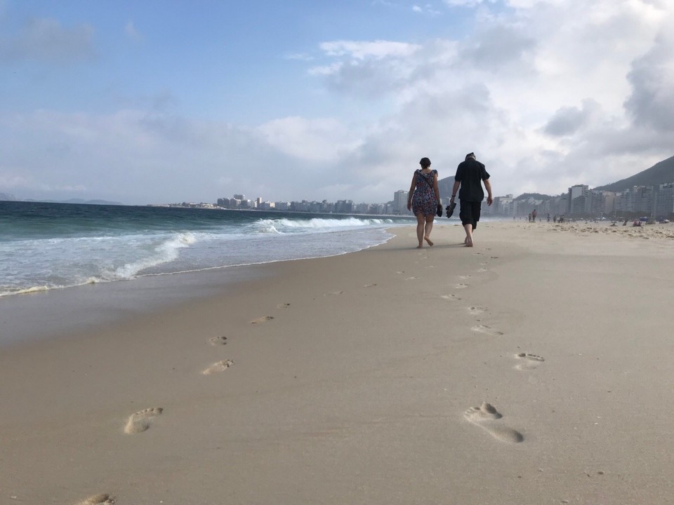 Brazil - Rio de Janeiro - Fuessspure im Sand