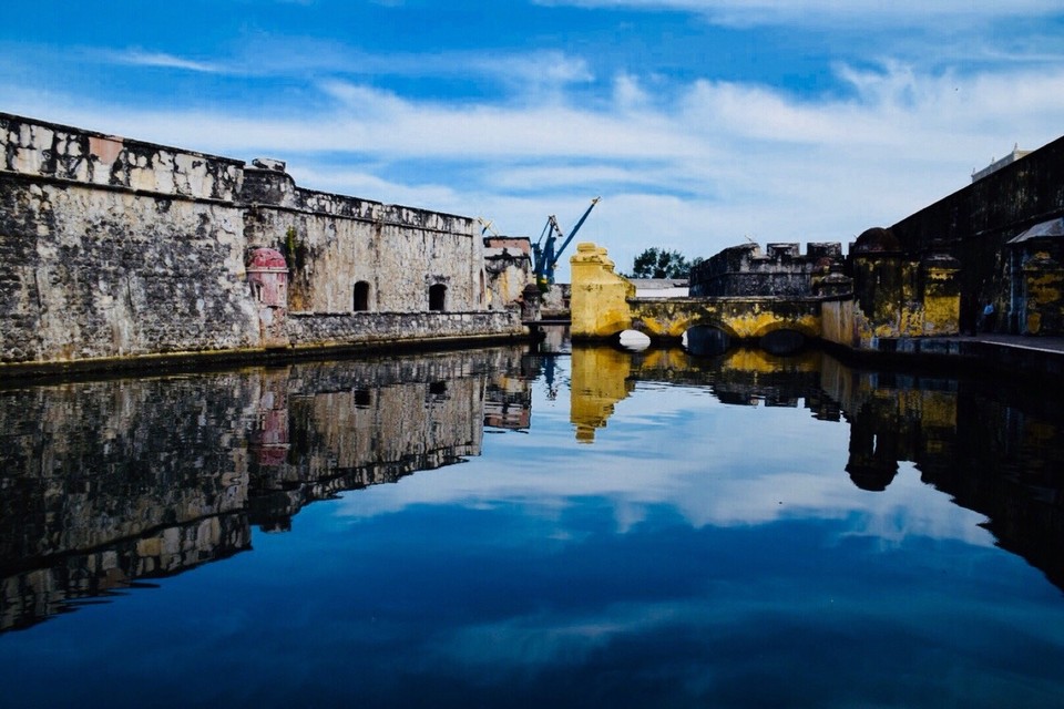 Mexiko - Veracruz - “San Juan de Ulúa” ist ein auf einer Insel gelegenes Fort, welches den Hafen von Veracruz beschützt. 