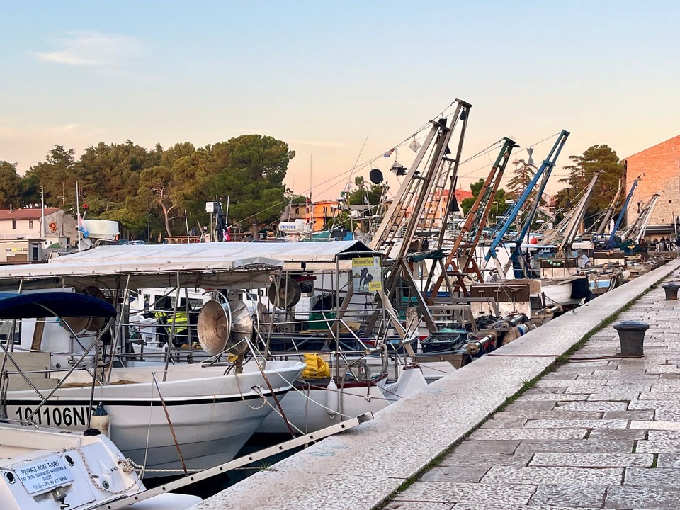 Kroatien - Novigrad - Fischerboote