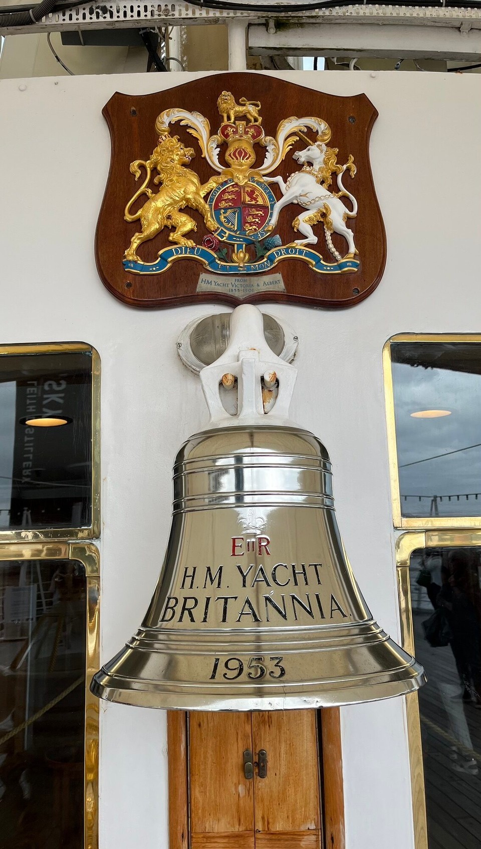 Royaume-Uni - Edinburgh - HMY Britannia signifie « Her Majesty's Yacht Britannia »