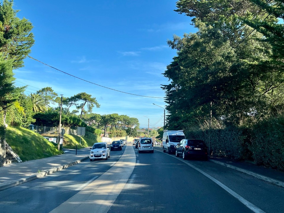 Frankreich - Biarritz - … zum ersten Mal Blick auf den Atlantik - ganz klein & ganz weit weg!