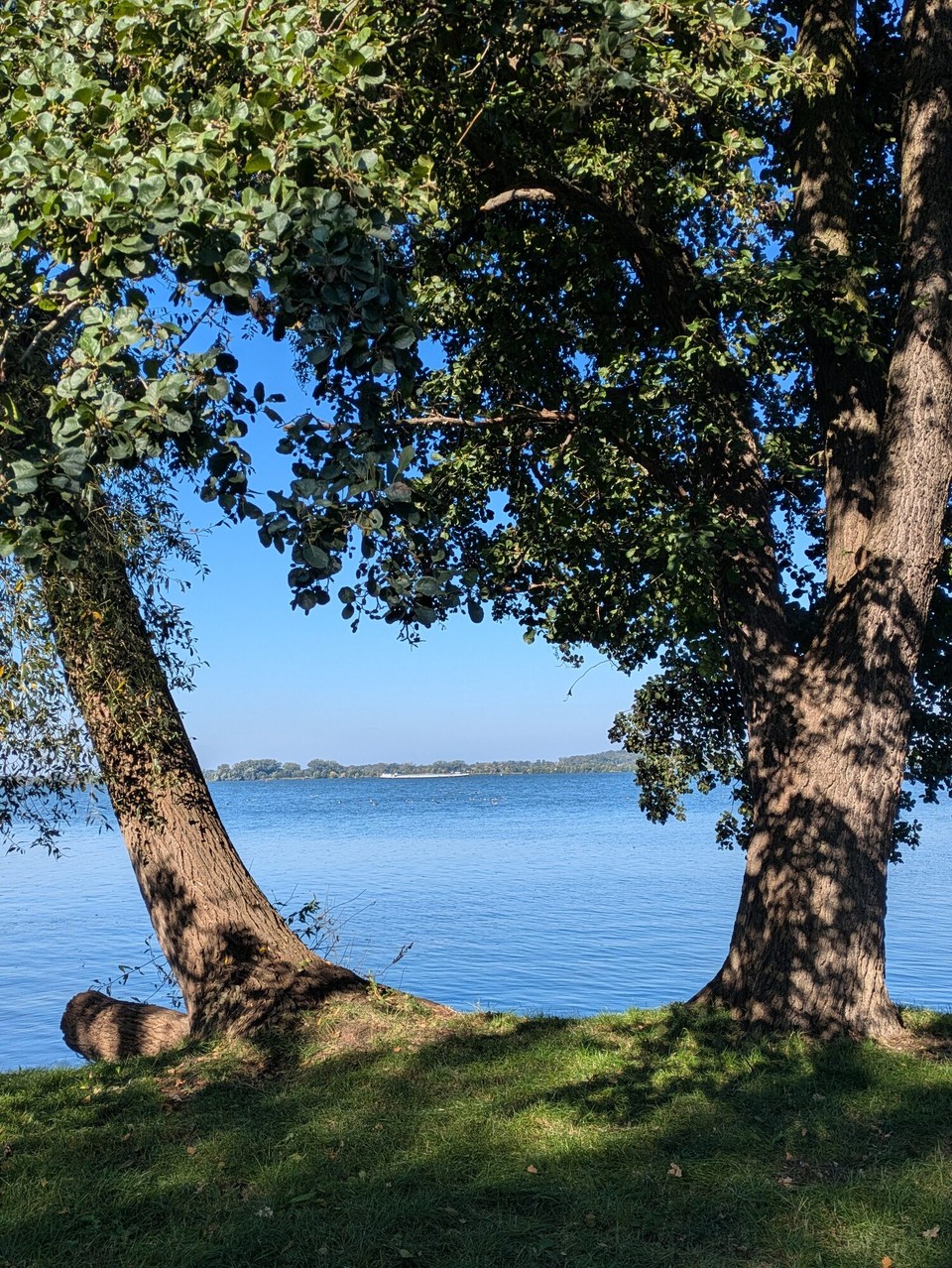 Deutschland - Berlin - Die Havel in ihrer ganzen Schönheit und..... das Schiff von vorher. Wir sind tatsächlich schneller.