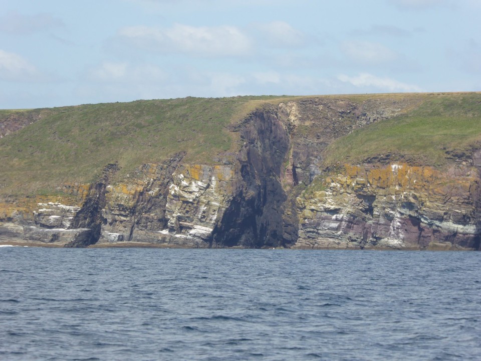 Ireland -  - Ardmore cliff.