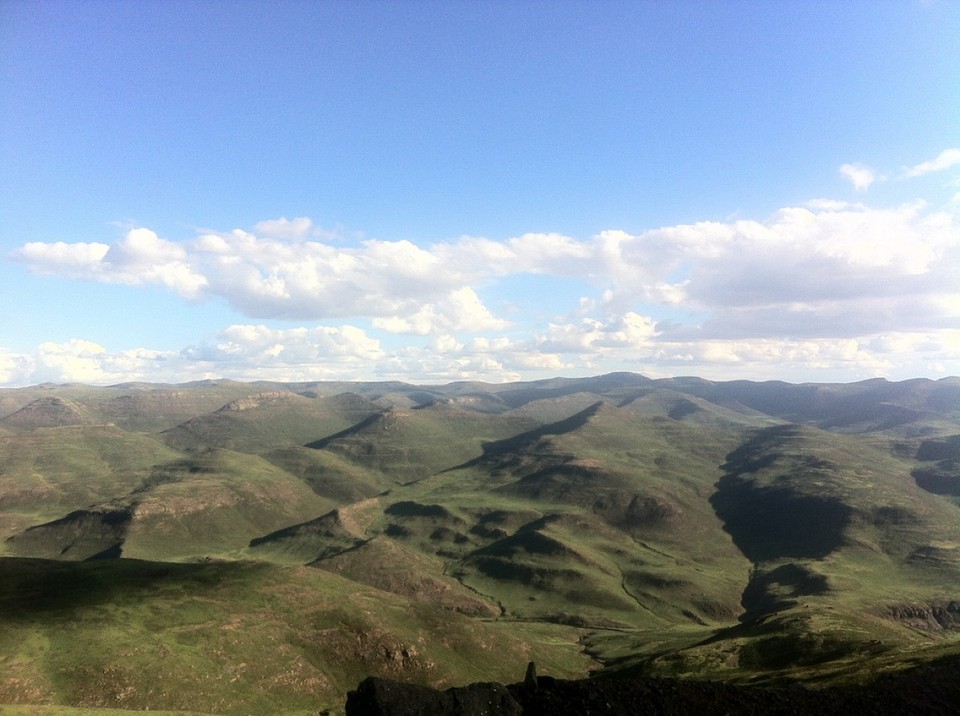 Lesotho - Maseru - Endlos Berge,..., 360° Rundblick