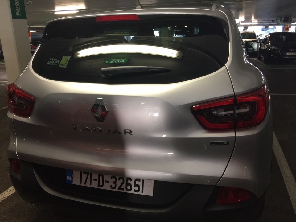 Ireland - Dublin - Our Renault Kadjar hire car, Dublin airport, Ireland. 